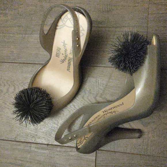 Vivienne Westwood+Melissa Shoes - Vivienne Westwood Anglomania+Melissa " Lady Dragon" Slingback Heels